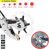 DEKTON Revolving Punch Pliers Heavy Duty Hole Punch Tool 6 Sizes Ergonomic view 6
