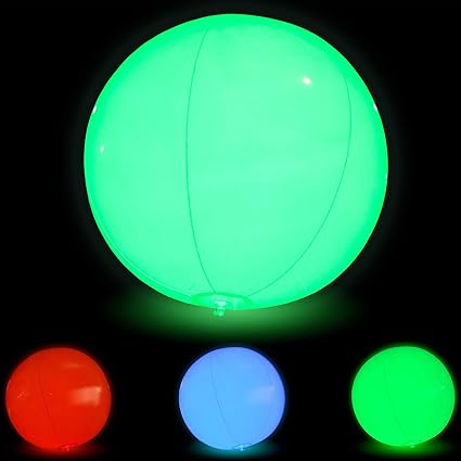 Sports Outdoor Play Glow Party Decorations Led Light Up Beach