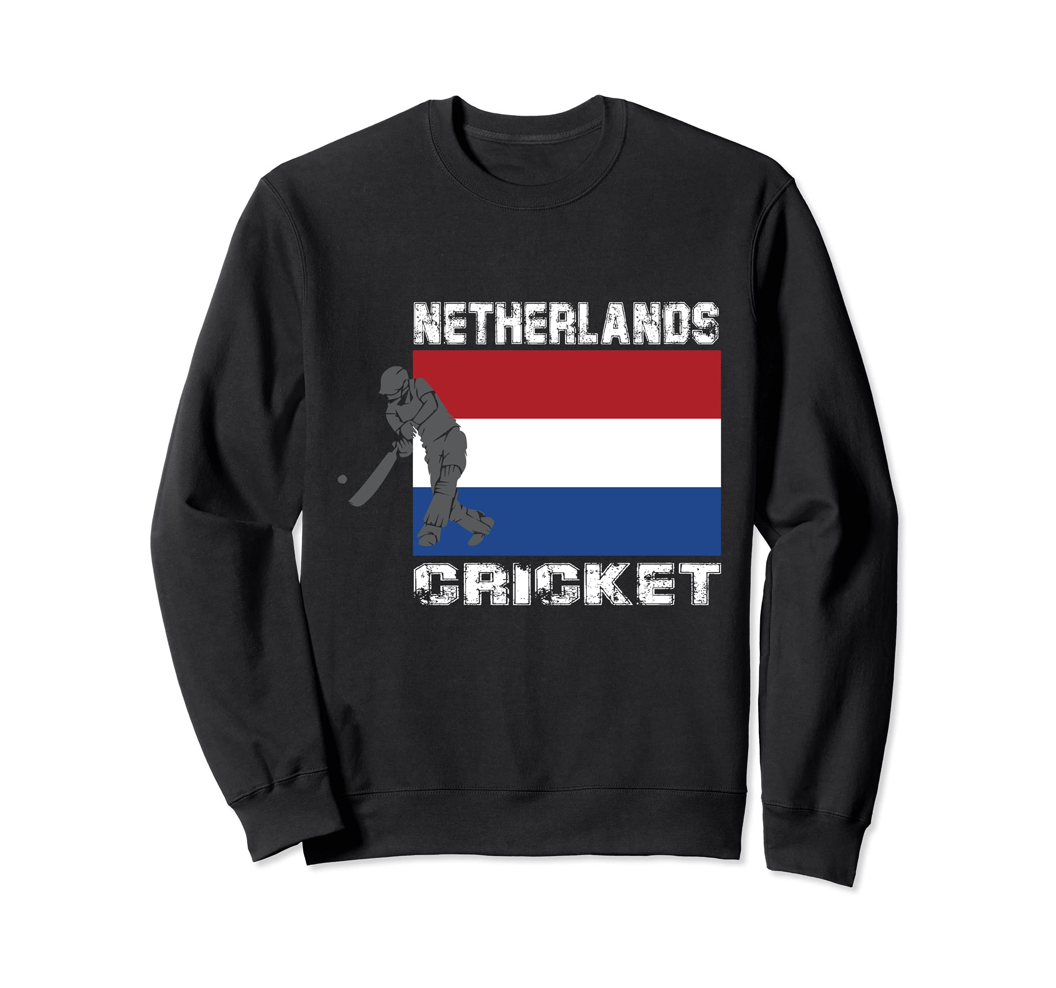 Netherlands Cricket Batsman Batting International Fan Tee Sweatshirt