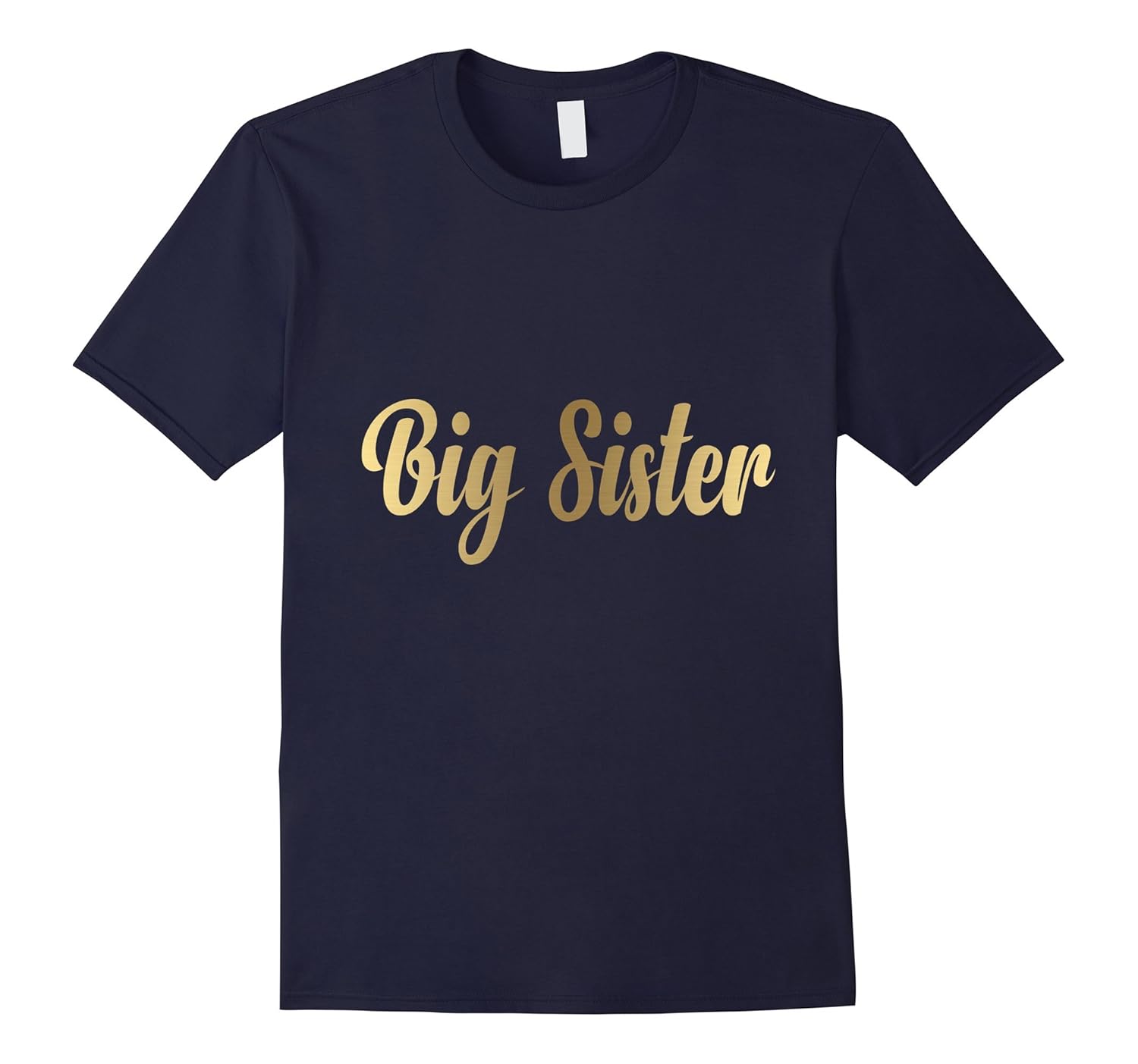 Big Sister Shirt - Cute Classic Gold Golden Sibling T-shirt-Rose