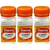 Ducros Curry Powder Nigeria 25g | PACK OF 3 | With Flavor Spice Thyme 1.8oz | 1 PACK