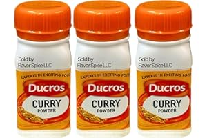 Ducros Curry Powder Nigeria 25g | PACK OF 3 | With Flavor Spice Thyme 1.8oz | 1 PACK