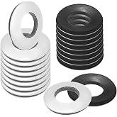 M METERXITY 30-Pack EPDM Bonded Sealing Rubber Washers, 304 Stainless Steel 1/2" x 1" OD Neoprene Rubber Washers Gasket for Bolts/Screws/Machinery/Ships/Roof