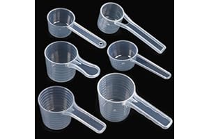 Measuring Spoons Sets Plastic Tablespoon Measuring Spoon Scoops with Scale Clear Cuillere a Mesurer for Coffee Spices 7.5g 15