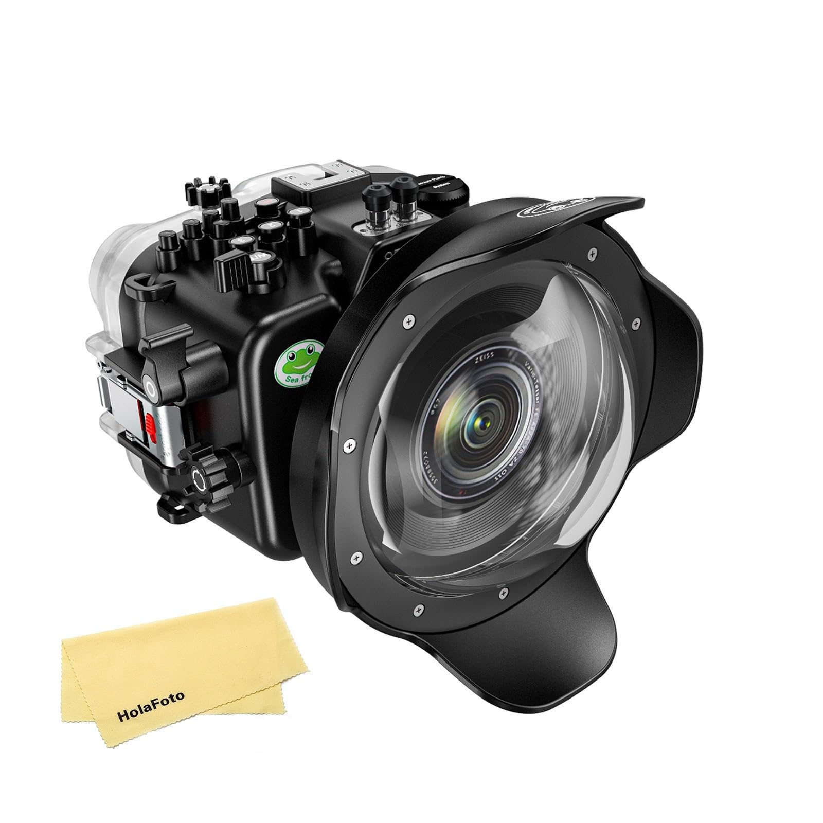 Seafrogs Underwater Housing For Sony Fx3 I Fx30+ Wa005B Dome Port Kit, [40M/130Ft] Waterproof Case Scuba Diving Housing For Sony Ilme-Fx3 I Fx30 +Fe 28-70Mm F3.5-5.6, Sony E10-18,16-35Mm F4