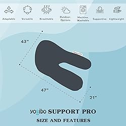 Yogibo Support Pro U Shaped Reading Back Support
