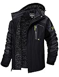TACVASEN Men's Ski Hiking Jacket Water Resistant
