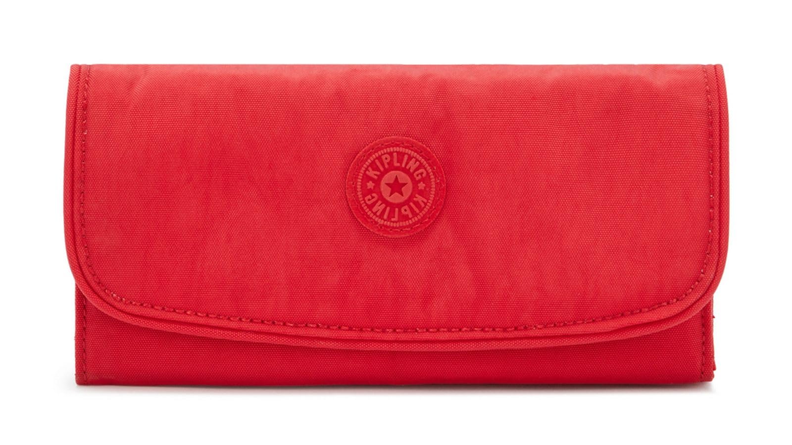 Kipling MONEY LAND Large Wallet, Red Rouge (Red)