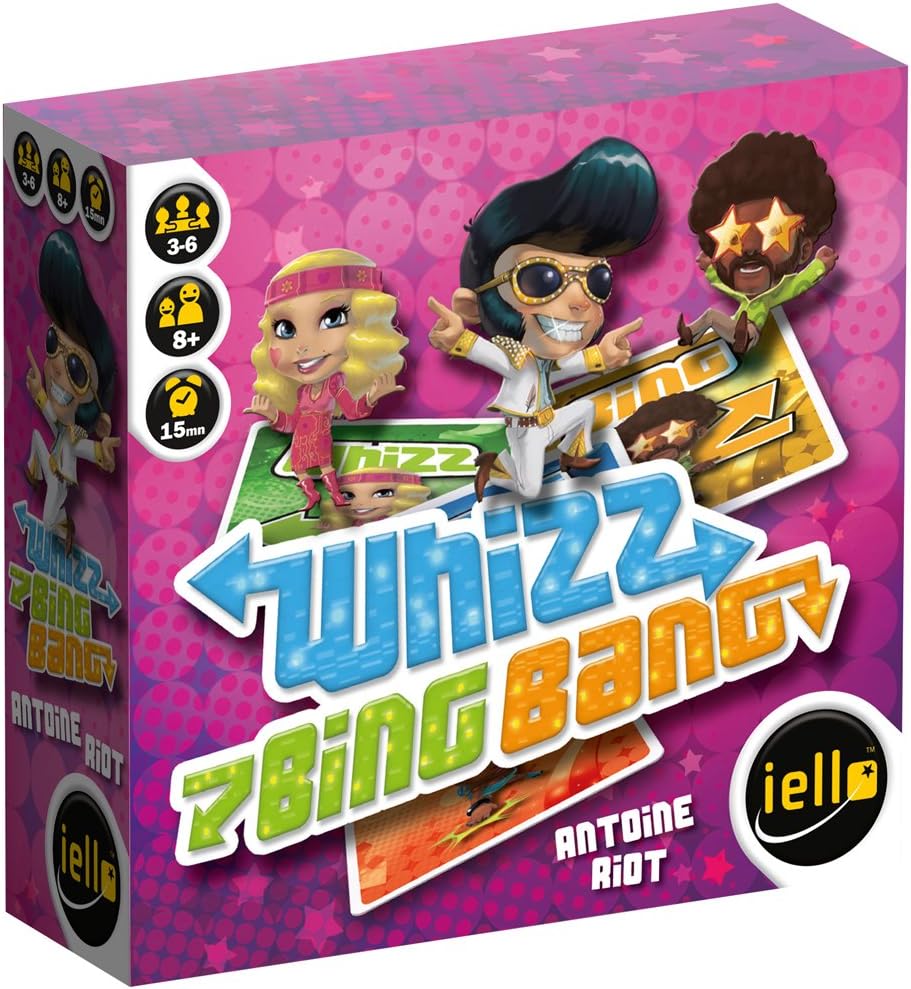 IELLO Whizz Bing Bang Card Game, Weiß