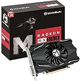 maxsun AMD Radeon RX 550 4GB GDDR5 ITX Computer PC Gaming Video Graphics Card GPU 128-Bit DirectX 12 PCI Express X16 3.0 DVI-