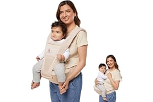 Ergobaby Alta Hip Seat Baby Carrier for Babies and Toddlers 4-48 Months (12-45 lbs) - 3-Position Convertible Ergonomic Baby C