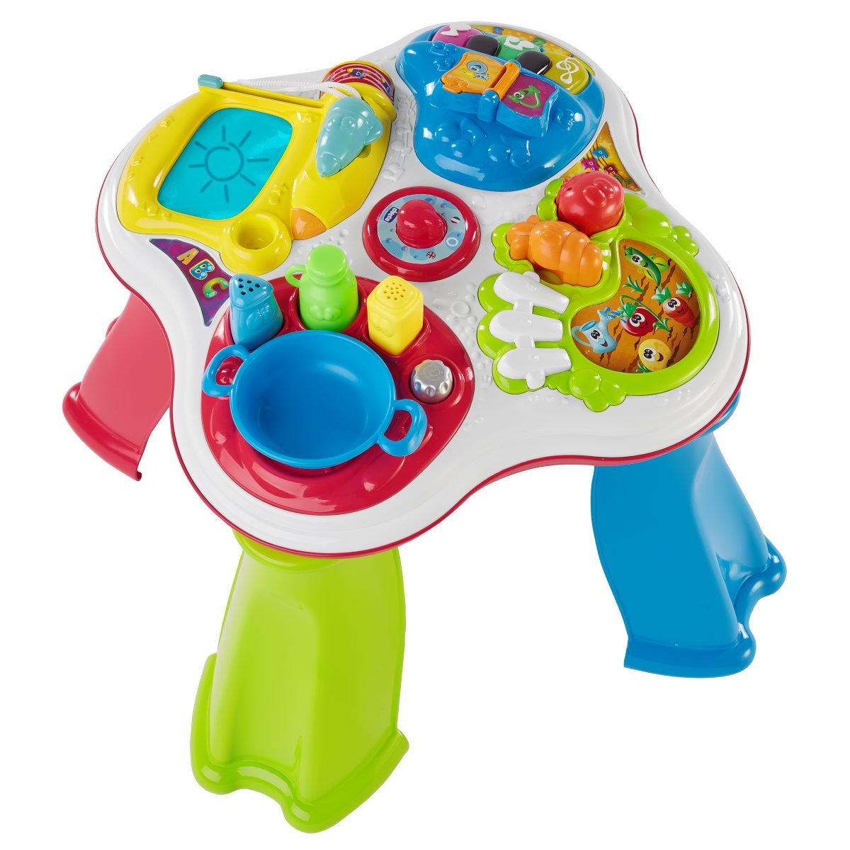 Chicco Mesa Hobbies Primeras Actividades multijuegos electrónicos bilingüe