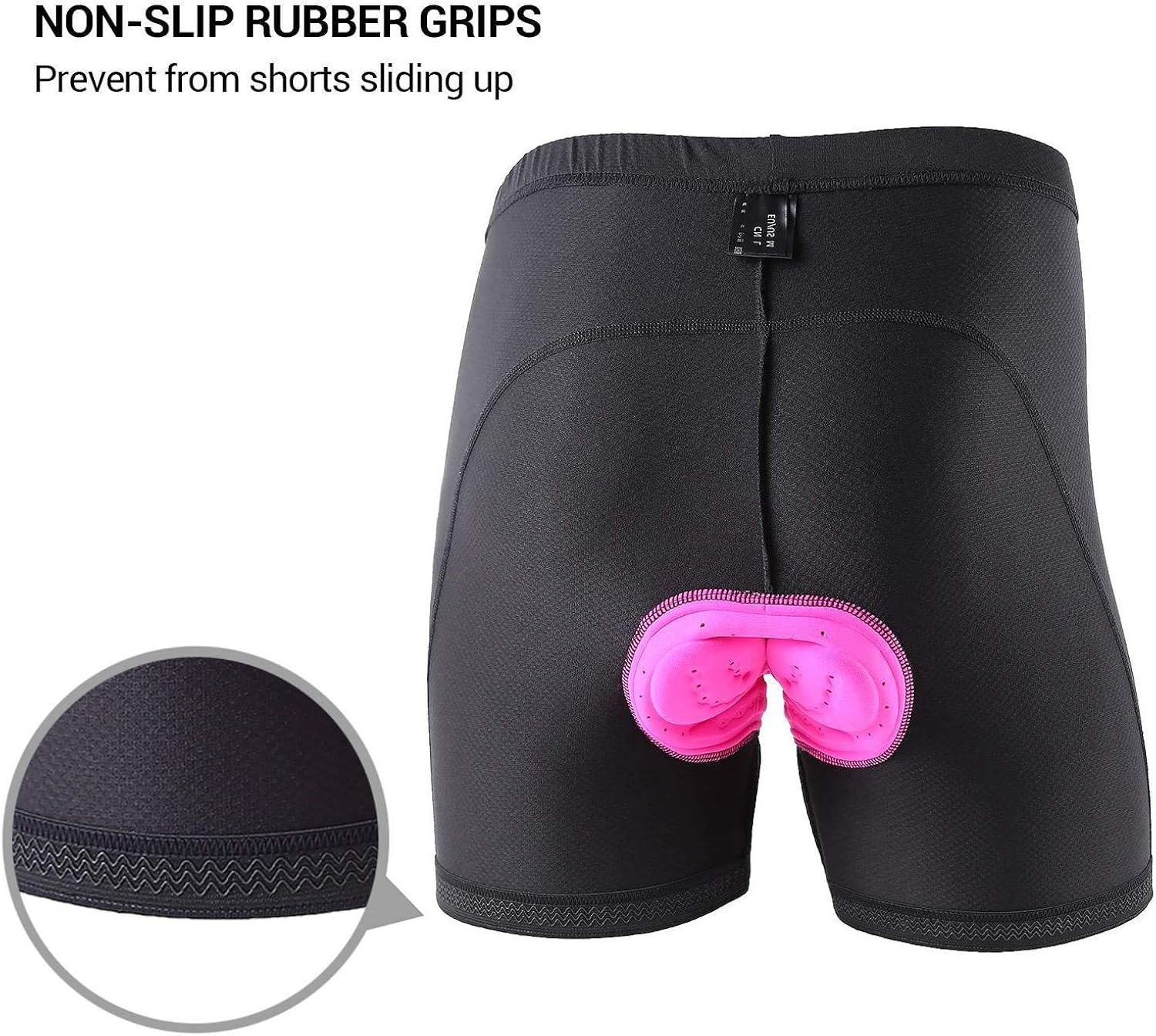Sportneer Women's Padded Cycling Underwear 3D Padding Bike Bicycle Biking Shorts Underwear Designed for Women: Clothing