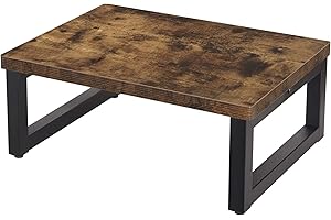 Snughome Wooden Step Stools for Kids, Solid Portable Wooden Bedside Step Stool Adults Hold Up to 350 lb, One Step Foot Stool for Kitchen, Bedroom, Living Room, Bathroom - Self-Assembly(Rustic Brown)