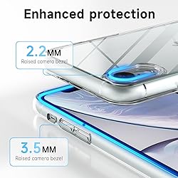LoeoeL for iPhone XR Case Clear, Transparent Hybrid