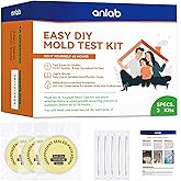 anlab™Mold Test Kit for Home - Do It Yourself Home Mold Detector | Test HVAC System | Home Surfaces | Indoor Air Quality Test