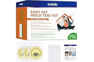 anlab™Mold Test Kit for Home - Do It Yourself Home Mold Detector | Test HVAC System | Home Surfaces | Indoor Air Quality Test