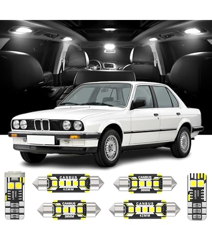 Amazon.com: 2pcs Canbus Led License Number Plate Light for BMW E30