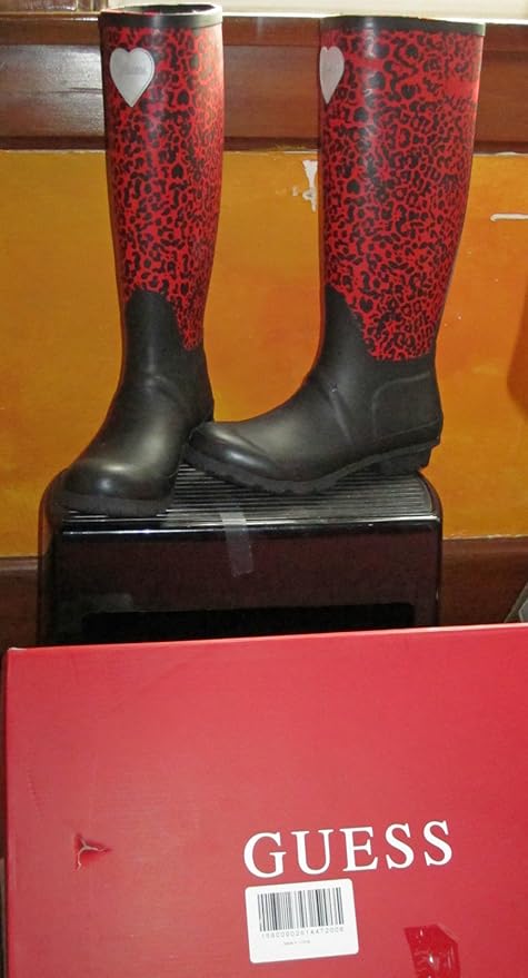 amazon red rain boots