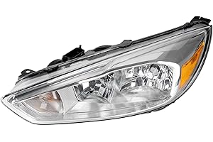 Torchbeam Headlight Assembly Compatible with Ford Focus 2015-2018 OE Headlamp Replacement for 2015 2016 2017 2018 Ford Focus 