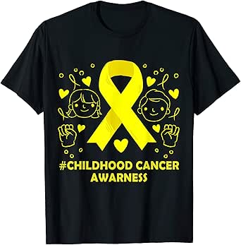 childhood cancer awareness month t shirts