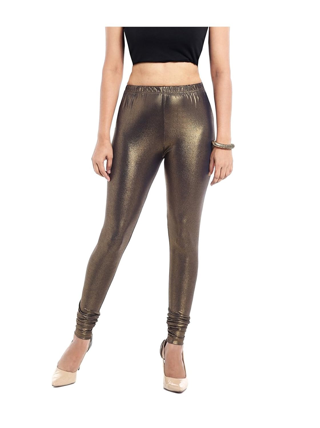 golden black leggings for women's by fashion monster (with all size's m,l,xl,2xl,3xl)