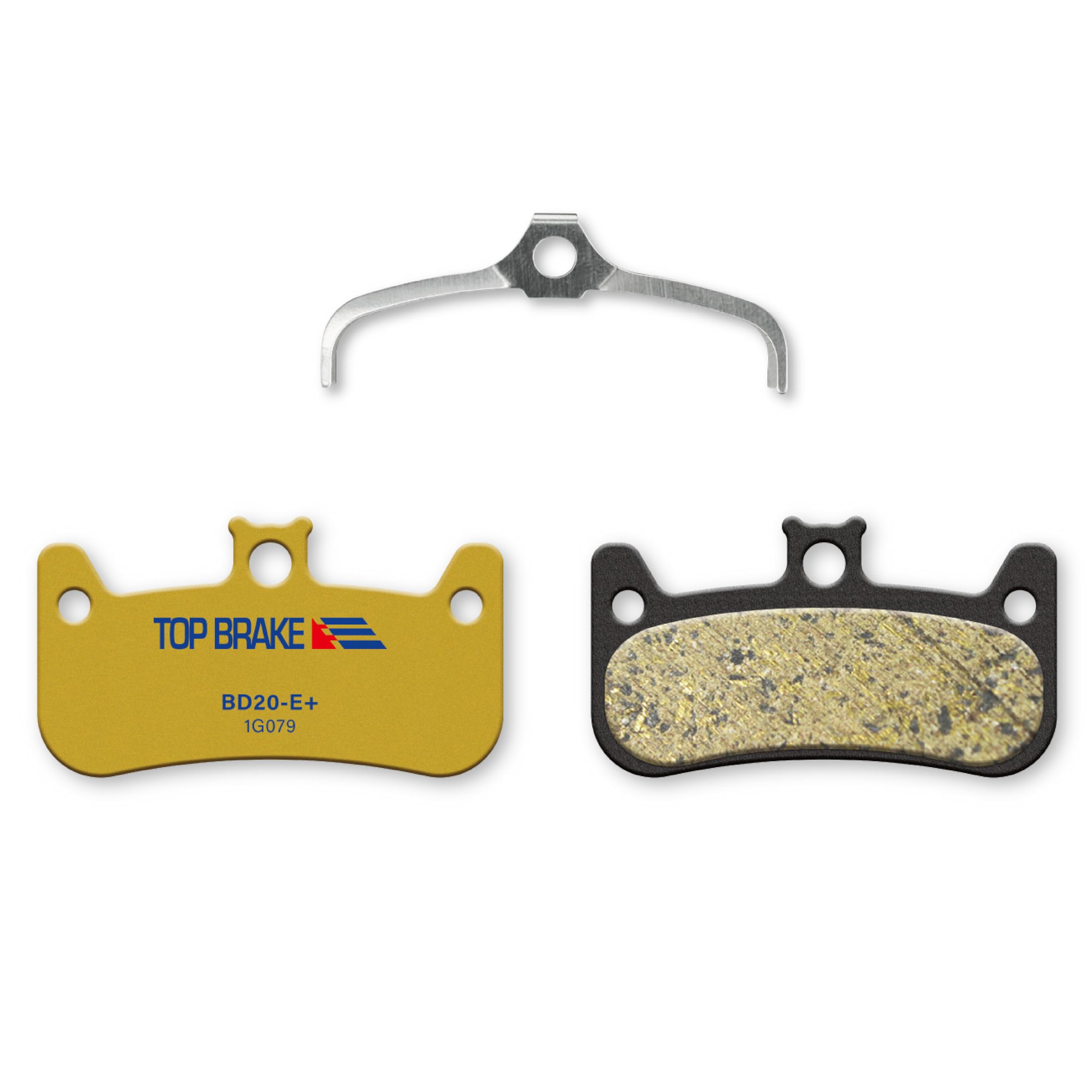 Top Brake BD20 Disc Bike Brake Pads for Formula Cura 4 (Premium E+ (E-bike compound) -Gold)