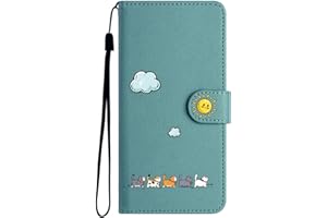 ZQQCONIG Case for Samsung Galaxy A17/A26/A16 5G/4G, Colorful Cute Cats Leather Flip Phone Case Wallet Cover with Creative Mag