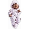 JC Toys Mini La Newborn African American | Anatomically Correct Real Girl Baby Doll | 9.5" All-Vinyl | Includes Pink Outfit, Hat and Pacifier | Designed by Berenguer | Ages 2+
