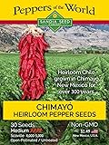 Chimayo Heirloom Pepper Seeds - Non-GMO - Medium
