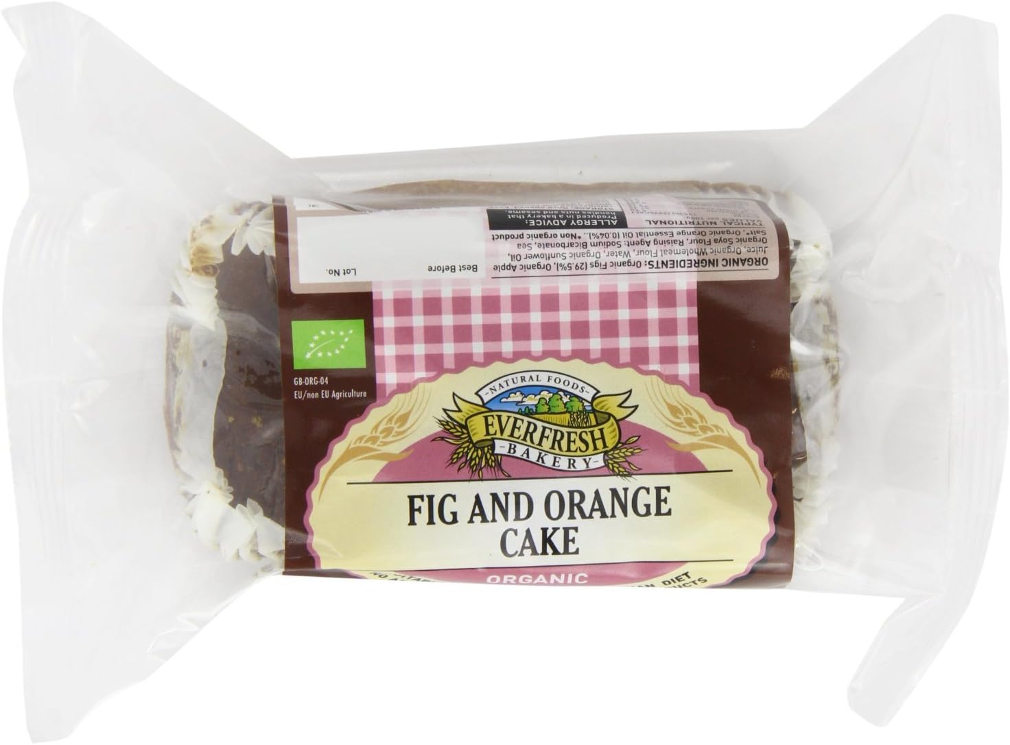 Everfresh Natural Foods Organic Fig & Orange Cake 400g (Case of 8)