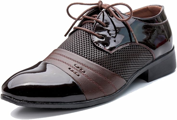 Amazon ロムリゲン ビジネスシューズ 紳士靴 革靴 メンズ 本革 通気性 軽量 空気循環 耐磨耗性 四季 涼しい ビジネスシューズ