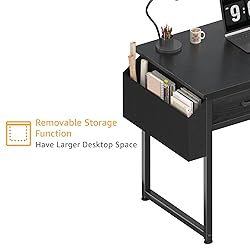 DLisiting Small Desk with Fabric Drawers for