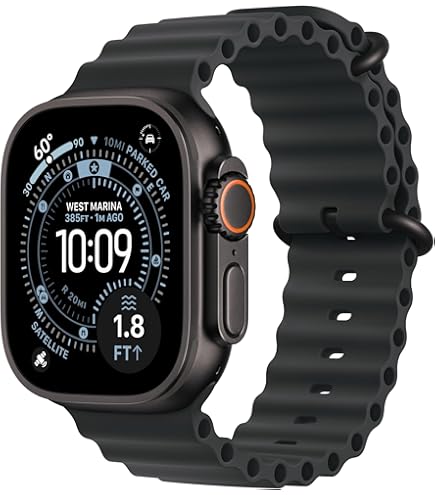 Apple Watch Ultra 第1世代 49mm チタニウムケース Amazon.com: Apple Watch Ultra [GPS + Cellular 49mm] Titanium