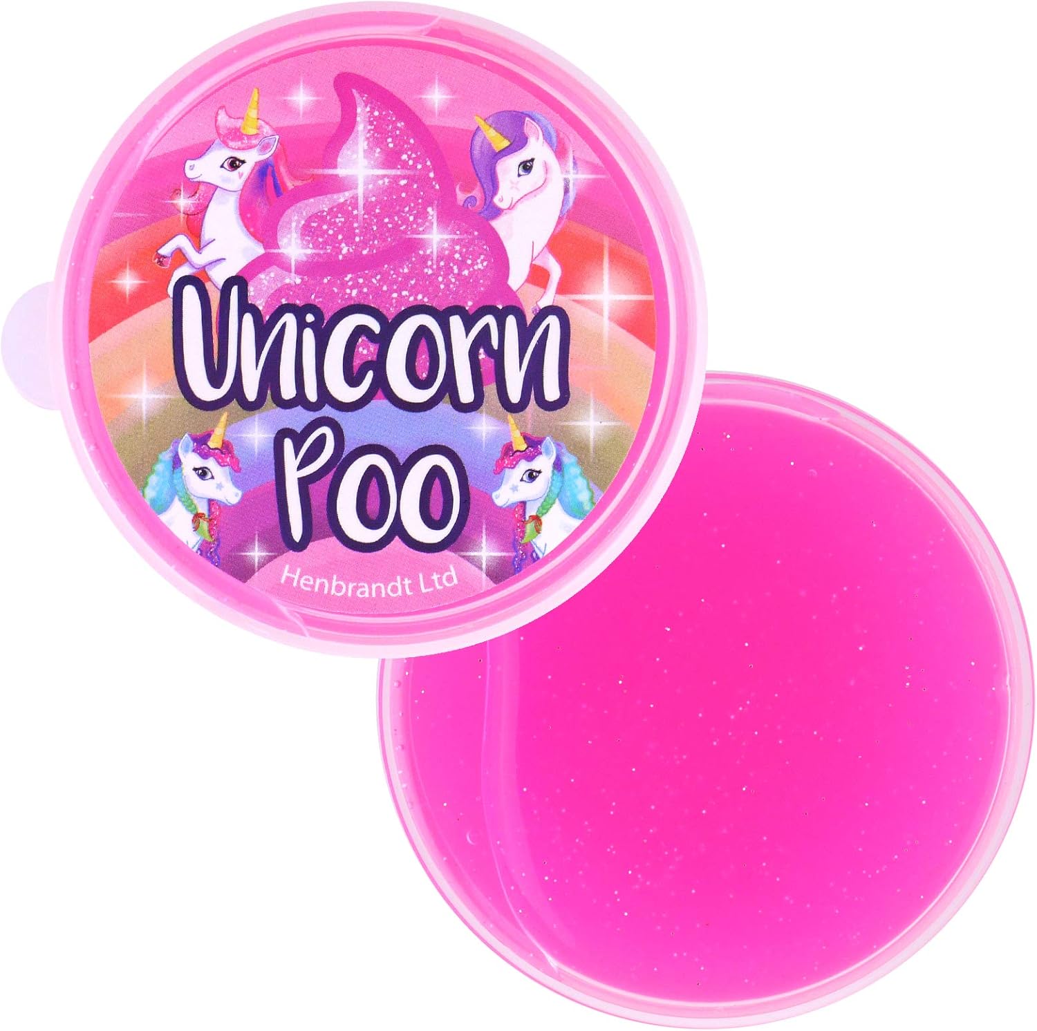 unicorn poop glitter slime
