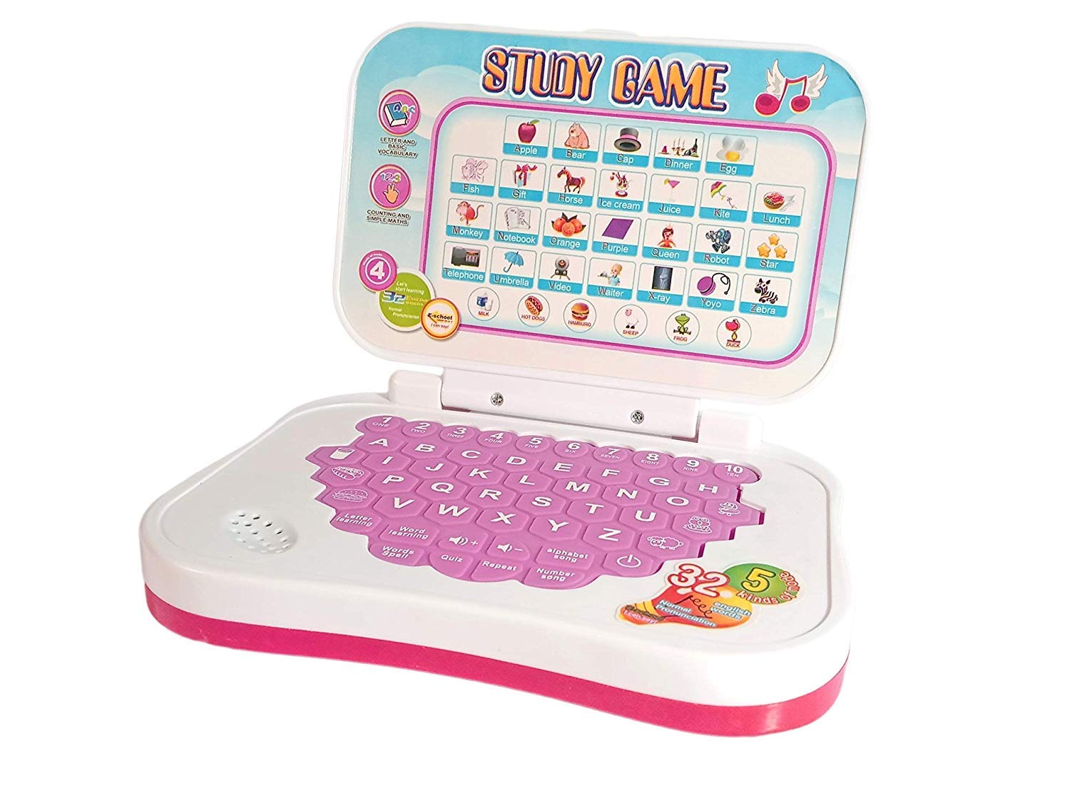 Buy Toysale Mini Laptop for Kids, with Sounds. Learn English Study Game