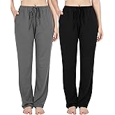 BAMBOO COOL Women Pajama Pants Casual Pj Pants with Pockets Comfy Lounge Sleep Bottoms Workout Yoga Sweatpants