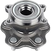 KUSATEC 512346 Rear Wheel Bearing and Hub Assembly Compatible with 2003-2007 Infiniti G35, 2003-2009 Nissan 350Z, 5 Lug Bolts without ABS