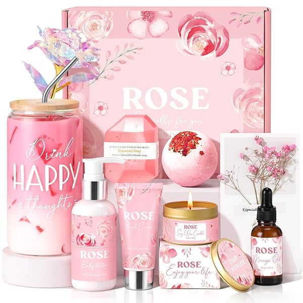 BIRTHDAY GIFTS FOR WOMEN, ROSE RELAXING SPA GIFT...