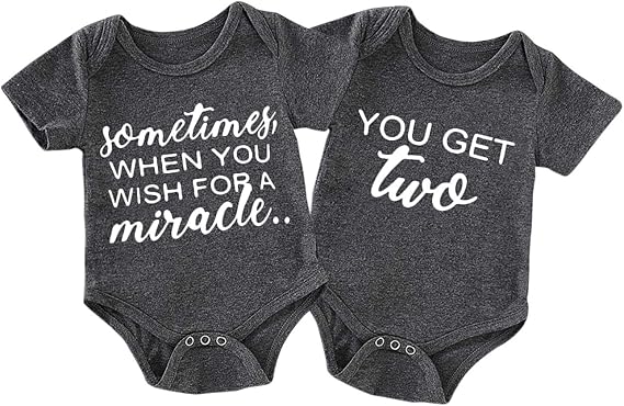 twin baby rompers