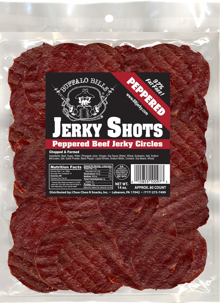 Buffalo Bills 14oz Original Beef Jerky Shots (80 mild