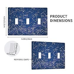 Moslion Star Map Constellation Triple Gang Toggle
