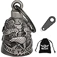 Dream Apparel motorcycle ride bell for bikers,heavy spirit bells accessory and key chain for luck