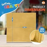 SOL Gold Tissue Paper 20 Pack 50x50cm Gift Wrapping Crafting view 2
