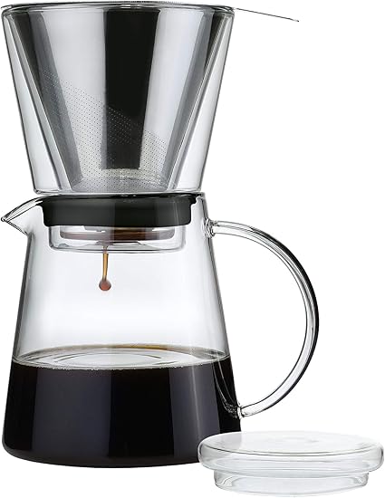 Amazon Zassenhaus コーヒードリップコーヒーメーカー6杯 グラスブラック Zassenhaus ホーム キッチン Amazon Zassenhaus コーヒードリップコーヒーメーカー6杯 グラスブラック Zassenhaus ホーム キッチン