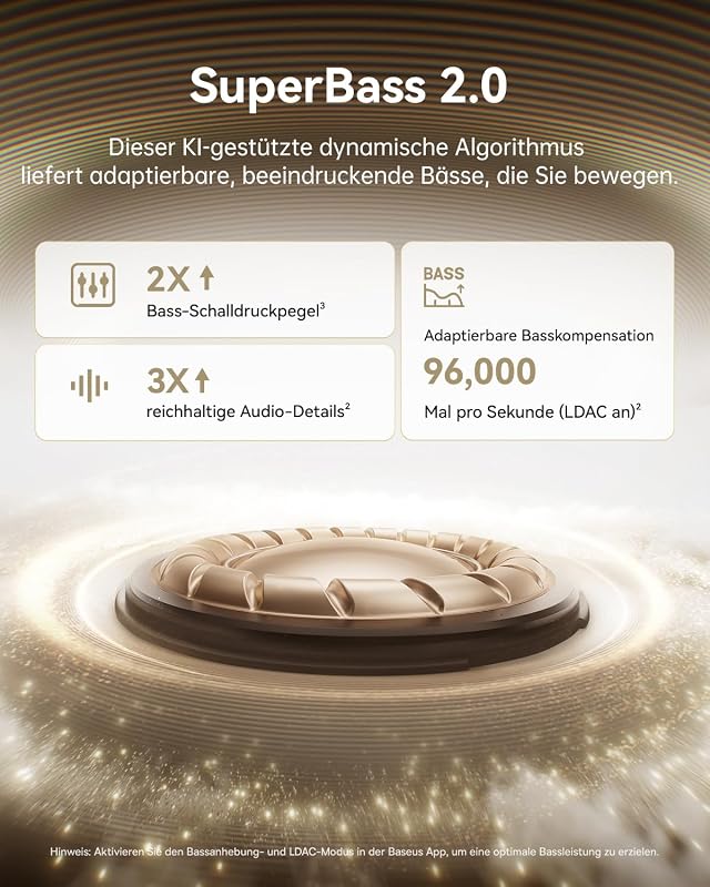 Bowie MC1 Pro Open Ear Kopfhörer, Ohrclip mit Beeindruckender Klang