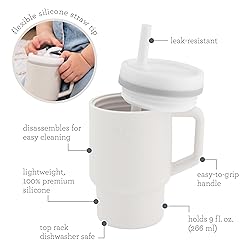 Infantino My 1st Tumbler, Silicone Sippy Cup with