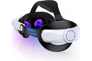 KawayeReal Head Strap for Meta Quest 3S/Quest 3/Quest 2 – Adjustable Lightweight VR Headset Strap with Enhanced Support, Elite Strap Replacement for Comfortable and Stable VR Gaming Experience