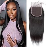 Lace Closure 4x4 HD Lace Closure Straight Closure Human Hair 12 Inch Brazilian Virgin Hair Free Part 100% Human Hair Extensio