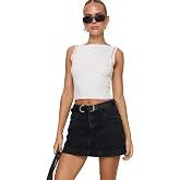Princess Polly Women's Gazelle Denim Skort